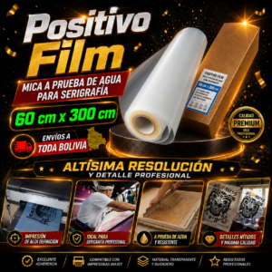 film mica para serigrafia de 30metros