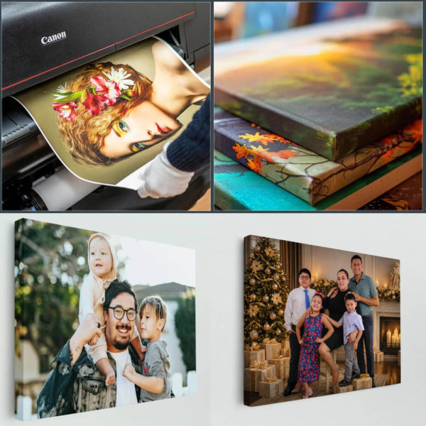 Impresión de lienzos a partir de tus fotos, decoración de pared personalizada con marcos para tu hogar.